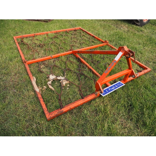 473 - Kubota chain harrows 7ft