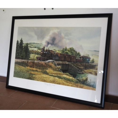 121 - 'Crossing Baher Stream' main USA print in frame