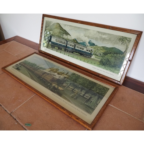 123 - 1910 & 1915 Carriage prints in frames