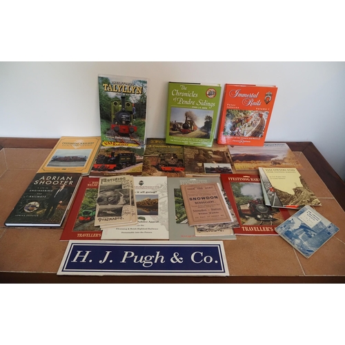 77 - Welsh Railway books, leaflets and Adrian Shooter 'A Life in Engineering & Railways', some signed by ... 