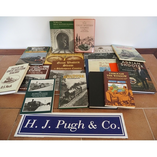 95 - Adrian Shooter and Great Western Railway literature, some signed by Adrian Shooter