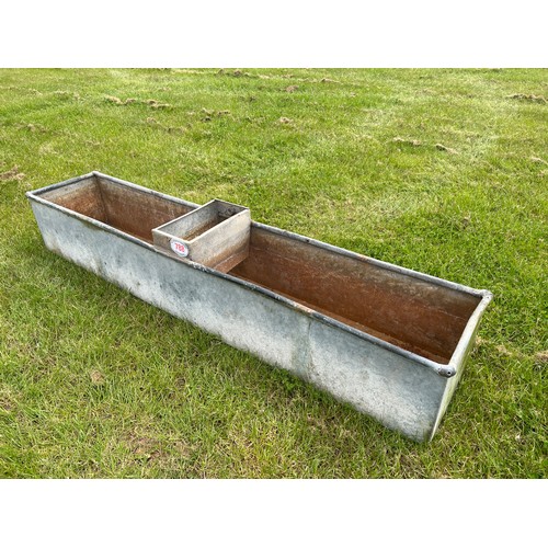 788 - Galvanised water trough 8ft