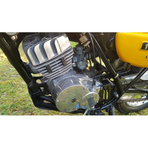 854 - Suzuki TS185 motorcycle. 1973. 185cc.
Frame no. TS185 77064
Engine no. TS185 77049
Runs and rides ve... 