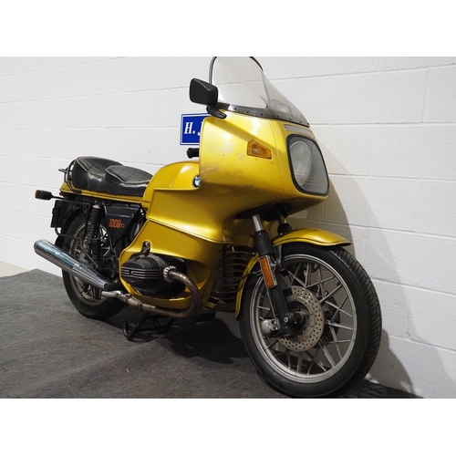 865 - BMW R100RS motorcycle. 1978. 980cc. 
Matching Frame and Engine No. 6089066
Previously from a decease... 