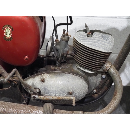 867 - BSA Bantam motorcycle, 1966, 175cc
Frame no. D76589
Engine no. GD76589
Engine turns over.
Reg. PUA 1... 