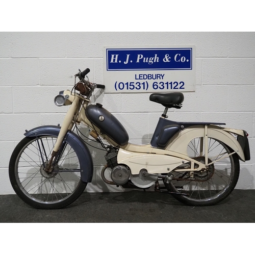 956 - Raleigh RM4 Moped.
Reg. NHU 186