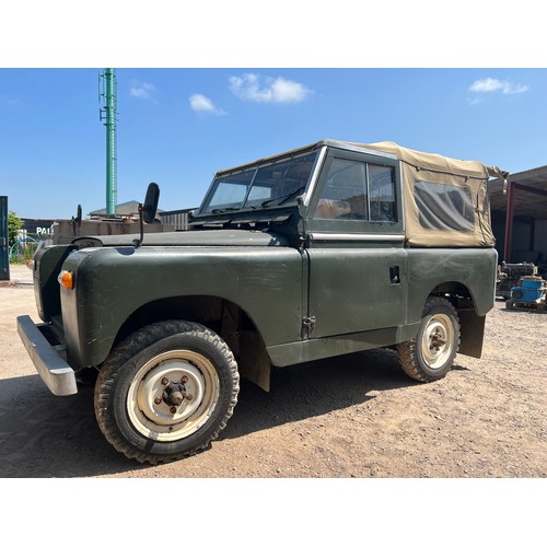 168 - Land Rover series 2. 1959. Petrol. Runs and drives. 72964 miles. C/w old photos of all the work bein... 