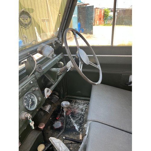 168 - Land Rover series 2. 1959. Petrol. Runs and drives. 72964 miles. C/w old photos of all the work bein... 