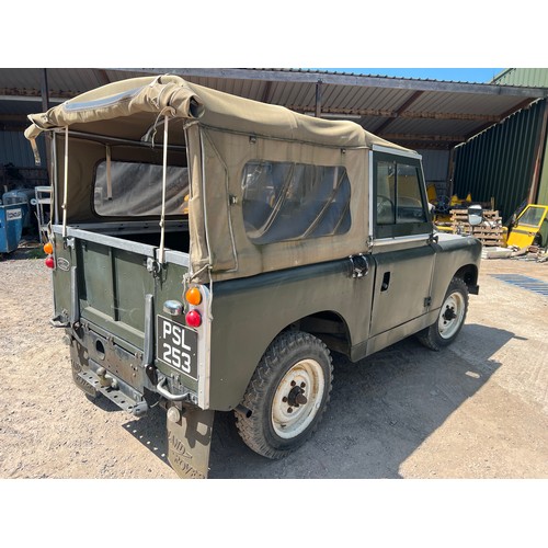 168 - Land Rover series 2. 1959. Petrol. Runs and drives. 72964 miles. C/w old photos of all the work bein... 