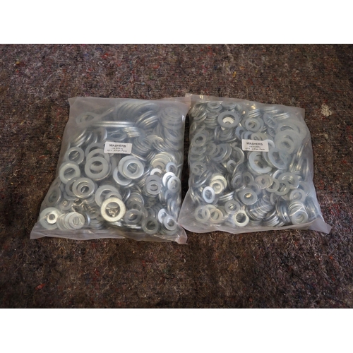 962 - 2 Bags of mixed washers, assorted sizes