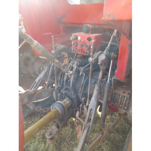 1751 - Massey Ferguson 698T tractor. 4 Wheel drive. Runs and drives well. Off farm. 5846 Hours showing.