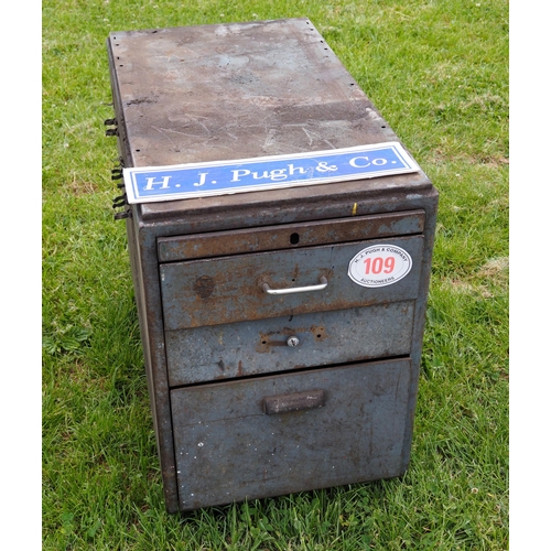109 - Industrial filing cabinet
