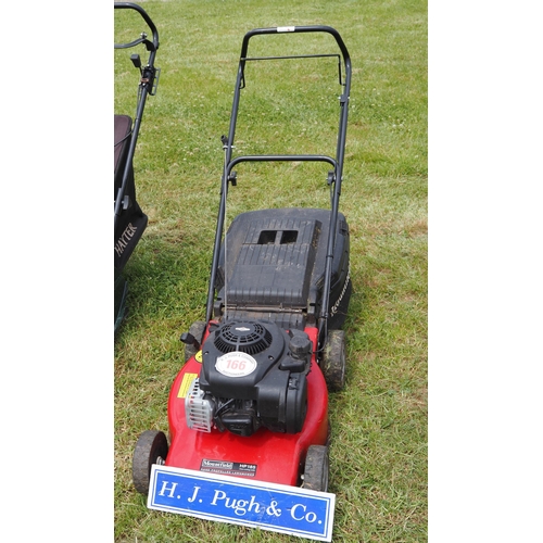 166 - Mountfield HP185  rotary petrol lawnmower with box