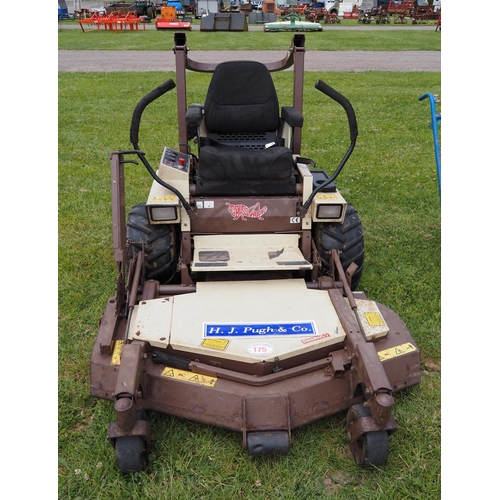 175 - Grasshopper 721D front mounted mower. 52