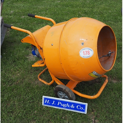 178 - Petrol cement mixer