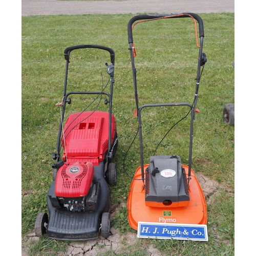 186 - Flymo and Mountfield mower