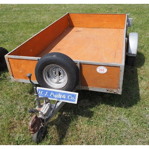 268 - Single axle car trailer