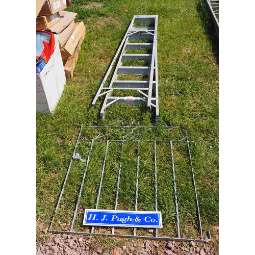 306 - Step ladder and garden gate