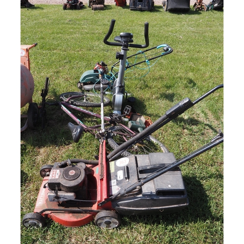 363 - Mower, bike, etc.