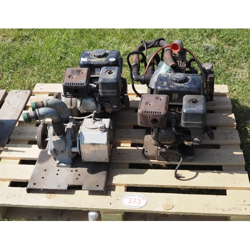 373 - Loncin electric start engine driven vac pumps - 2