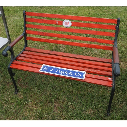 458 - Garden bench