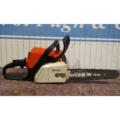 629 - Stihl 017 petrol chainsaw