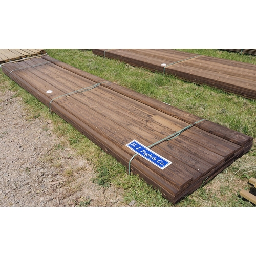 1063 - Treated decking 4.8m x 150 x 32 - 30