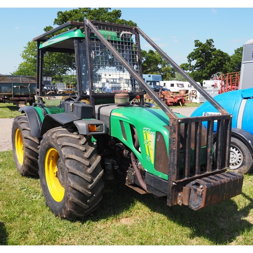 1647 - Ferrari RS90 90 hp tractor. 2005. Runs and drives, 1591 hours showing. Reg. VX54 UKD. V5 and key in ... 