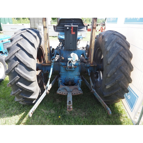 1694 - Fordson Major tractor, fitted with power steering and roll frame + BONNET