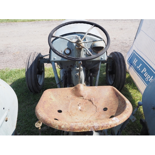 1695 - Ferguson TED petrol TVO tractor fitted with downswept exhaust and roll frame. S/No. 254180. Reg. YVS... 