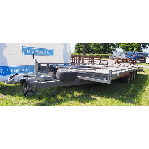 1720 - Brian James T6 Transporter with alloys, winch, tilt, swivel jockey, 1.8m ramps. 18 x 6ft. 2021. Winc... 