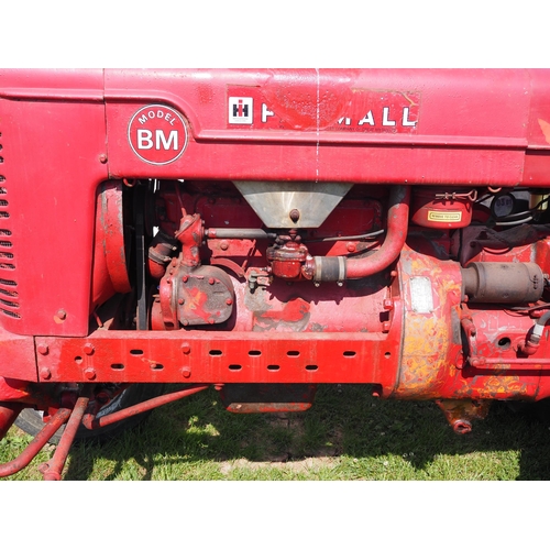 1741 - Farmall model BM tractor with wheel weights. Starts and drives. Serial Number B5740. Reg. RPW 831