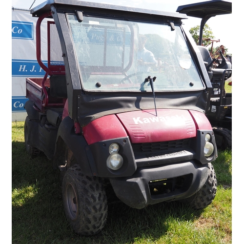 1743 - Kawasaki 4x4 mule. 3451 hours showing