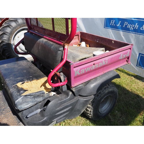 1743 - Kawasaki 4x4 mule. 3451 hours showing