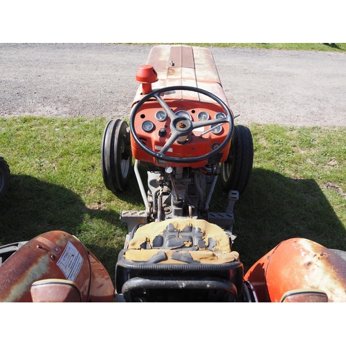 1744 - Massey Ferguson 158 Mk III tractor. Runs and drives, fitted with reduction gearbox. Good tyres