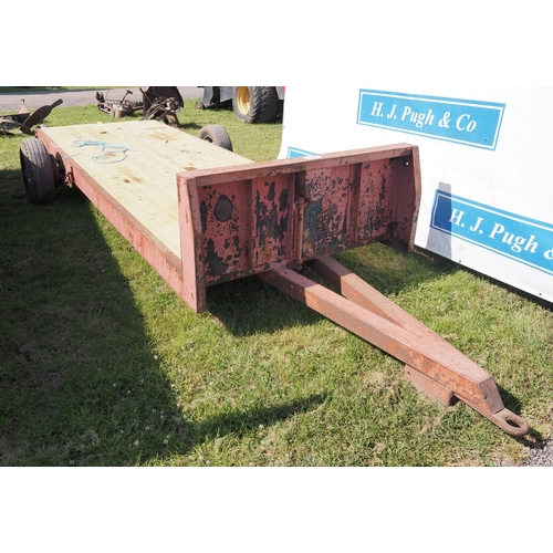 1781 - Single axle low loader 12 x 5ft