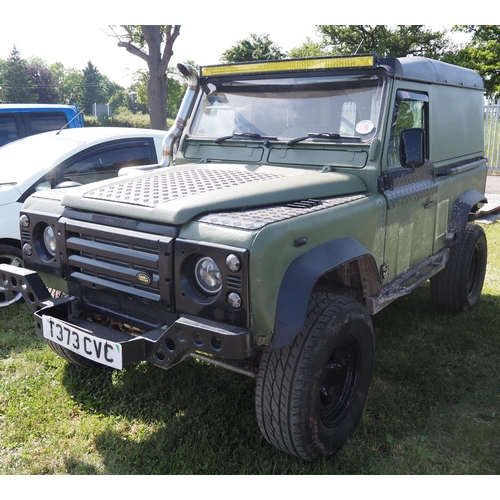 1796 - Land Rover Defender 90 TD5. 1999. Reg. T373 CVC. V5 and keys in office