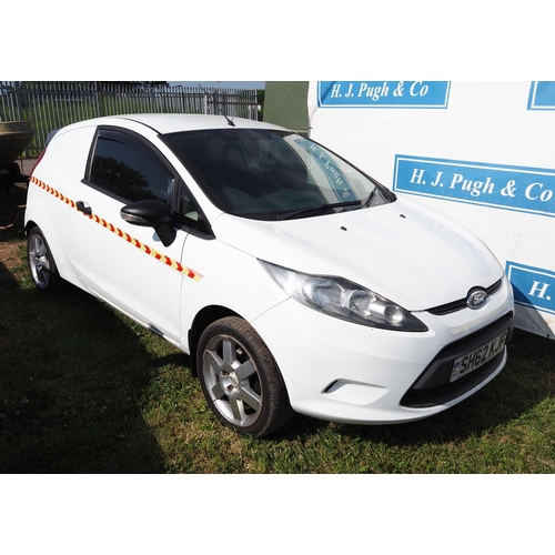 1797 - Ford Fiesta van. Reg. SH62 KJF. V5 and keys in office