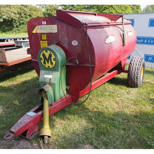 1842 - Marshall 7cu yd muck spreader, 2006. S/No. A66131. New hydraulic pipe, 1 owner, done very little wor... 