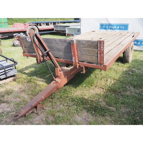 1843 - Single axle tipping trailer 12 x 6ft