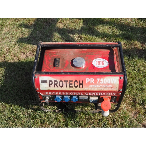 1916 - Protech PR7500W generator