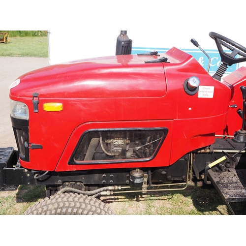 1923 - Siromer 2045 compact tractor 4WD. Front weights, grass tyres, roll over frame. Showing 52 hours.