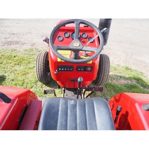 1923 - Siromer 2045 compact tractor 4WD. Front weights, grass tyres, roll over frame. Showing 52 hours.