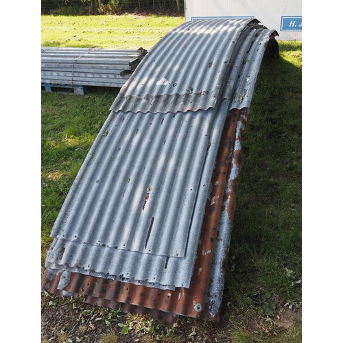 1854 - Corrugated tin roofing sheets