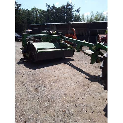 1939 - John Deere 1350 mower conditioner.  Nice condition and working. Hydraulic pupe broken, vendor will r... 