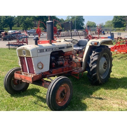 1947 - David Brown 885 tractor. 1976. V5 and key in office