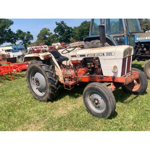 1947 - David Brown 885 tractor. 1976. V5 and key in office