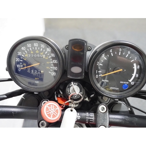 874 - Yamaha XS650 flat track motorcycle. 1978. 654cc.
Frame no. 2F0151697
Engine no. 2F0151697
Runs and r... 