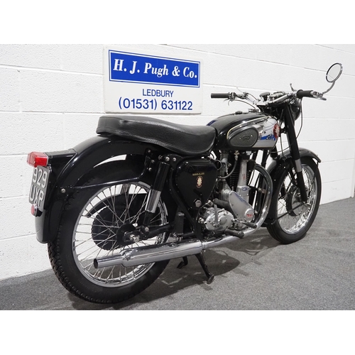 881 - BSA B33 motorcycle, 1955, 500cc.
Frame no. CB31-7864
Engine no. BB33-6853
Runs and rides, has been p... 