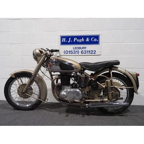 924 - BSA Golden Flash motorcycle, 1955, 650cc
Frame no. BA7815864
Engine no. ZA102160
Unfinished project,... 